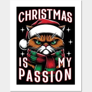 Christmas is my fashion - Catmas gift Posters and Art